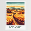 Napa Valley Vintage Style Print