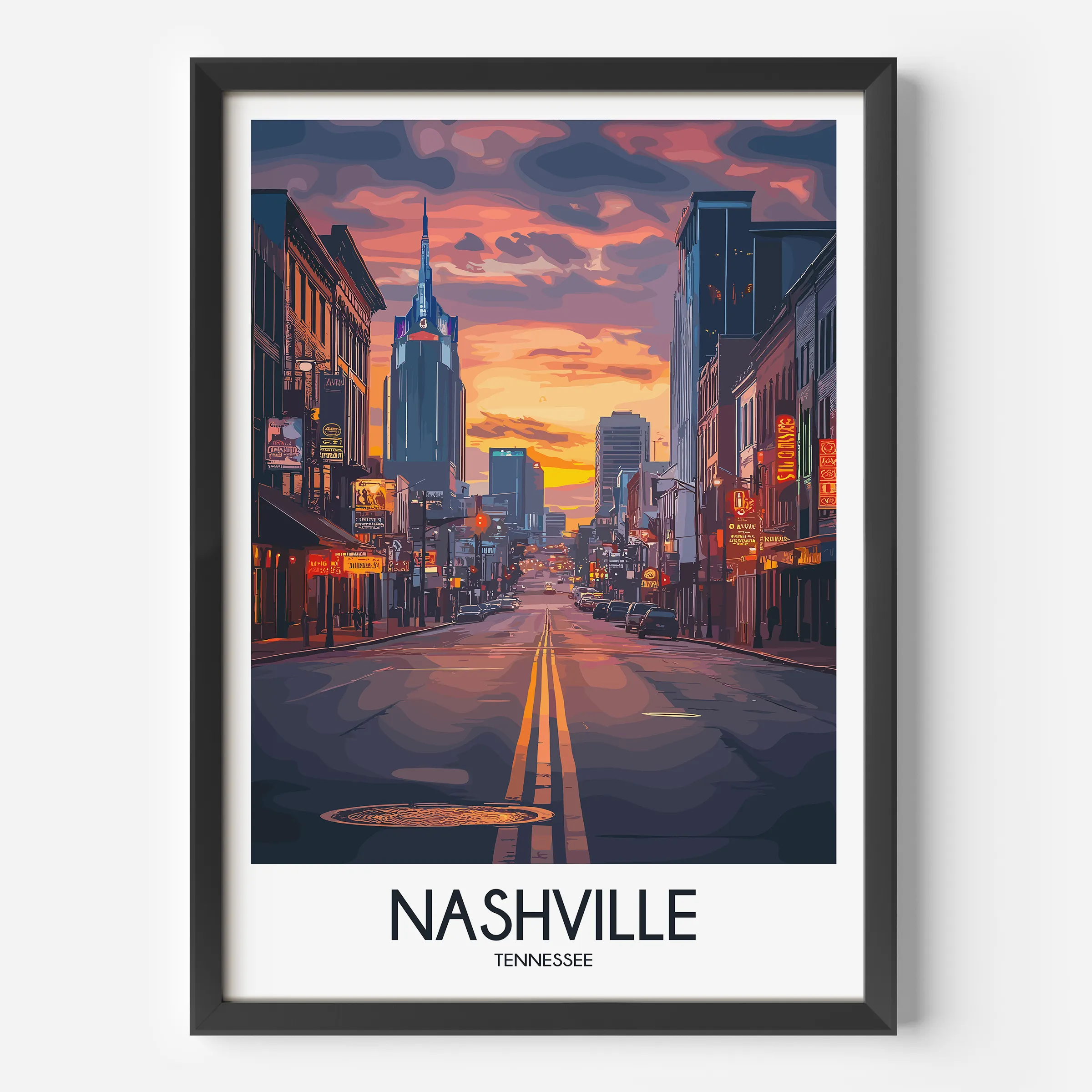 Nashville Destination Art Gift