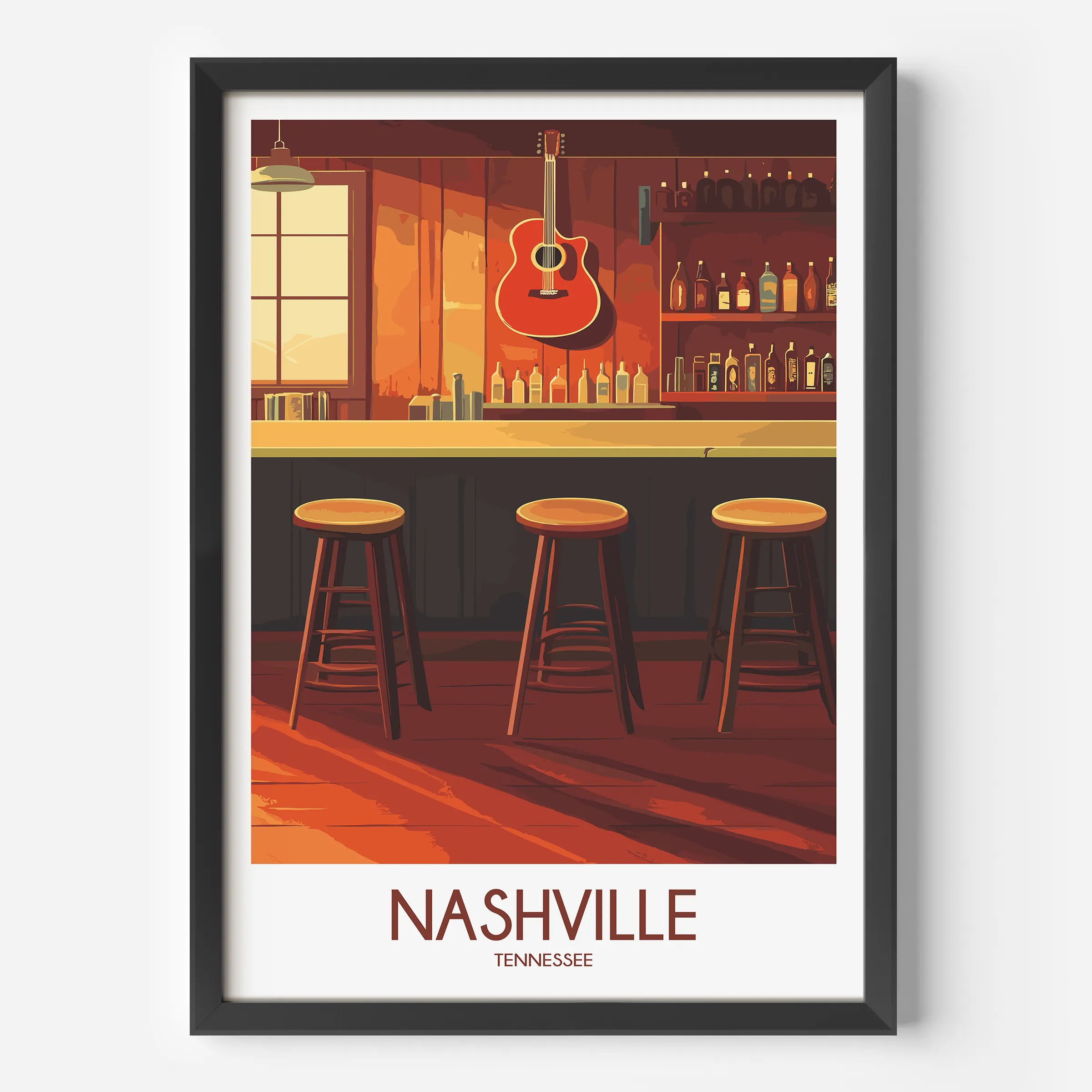 Nashville Destination Art Gift