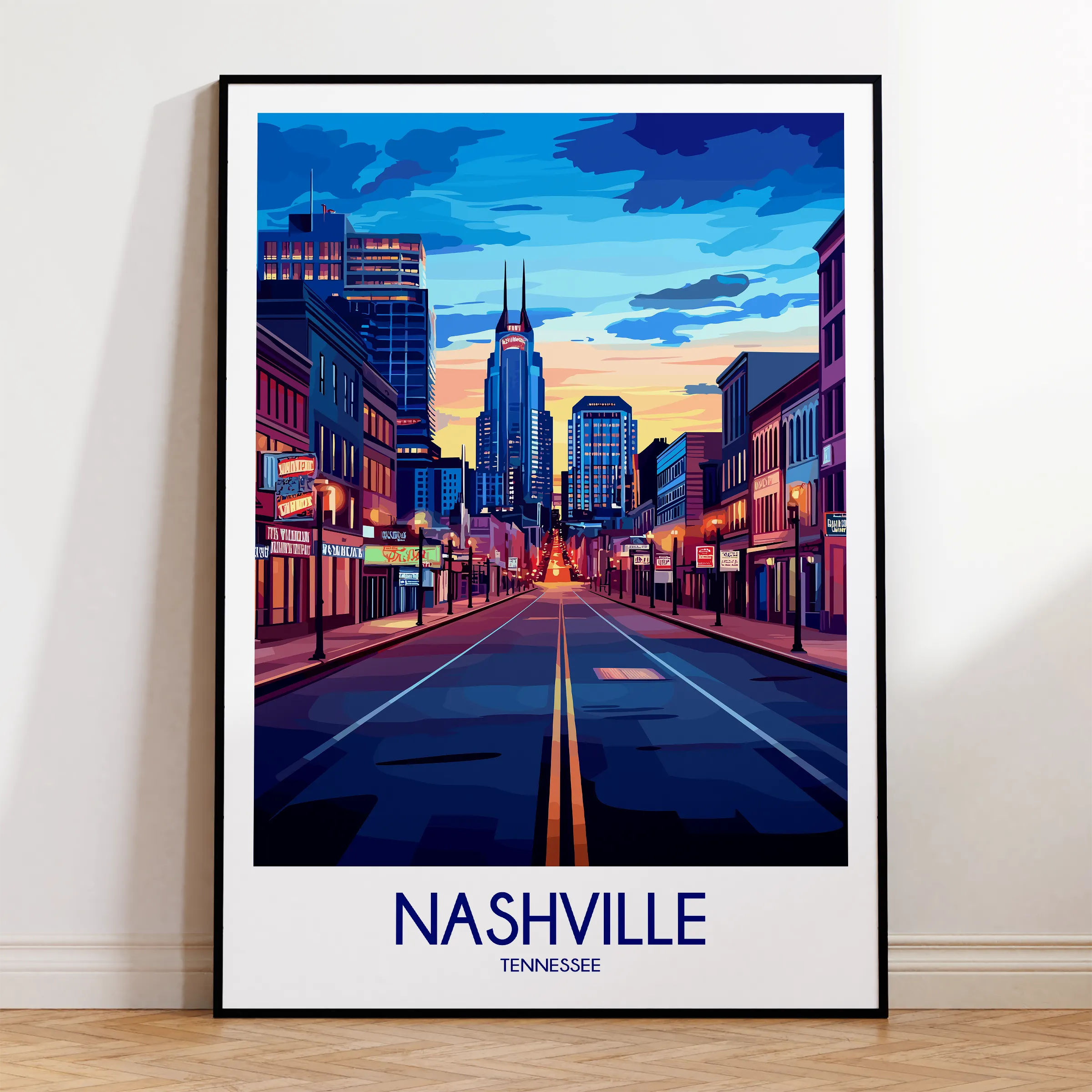 Nashville Minimalist Wall Art