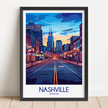 Nashville Souvenir Poster Print