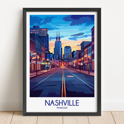 Nashville Souvenir Poster Print