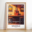 Nashville Vintage Style Print