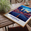 Nashville Vintage Style Print