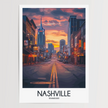 Nashville Vintage Style Print