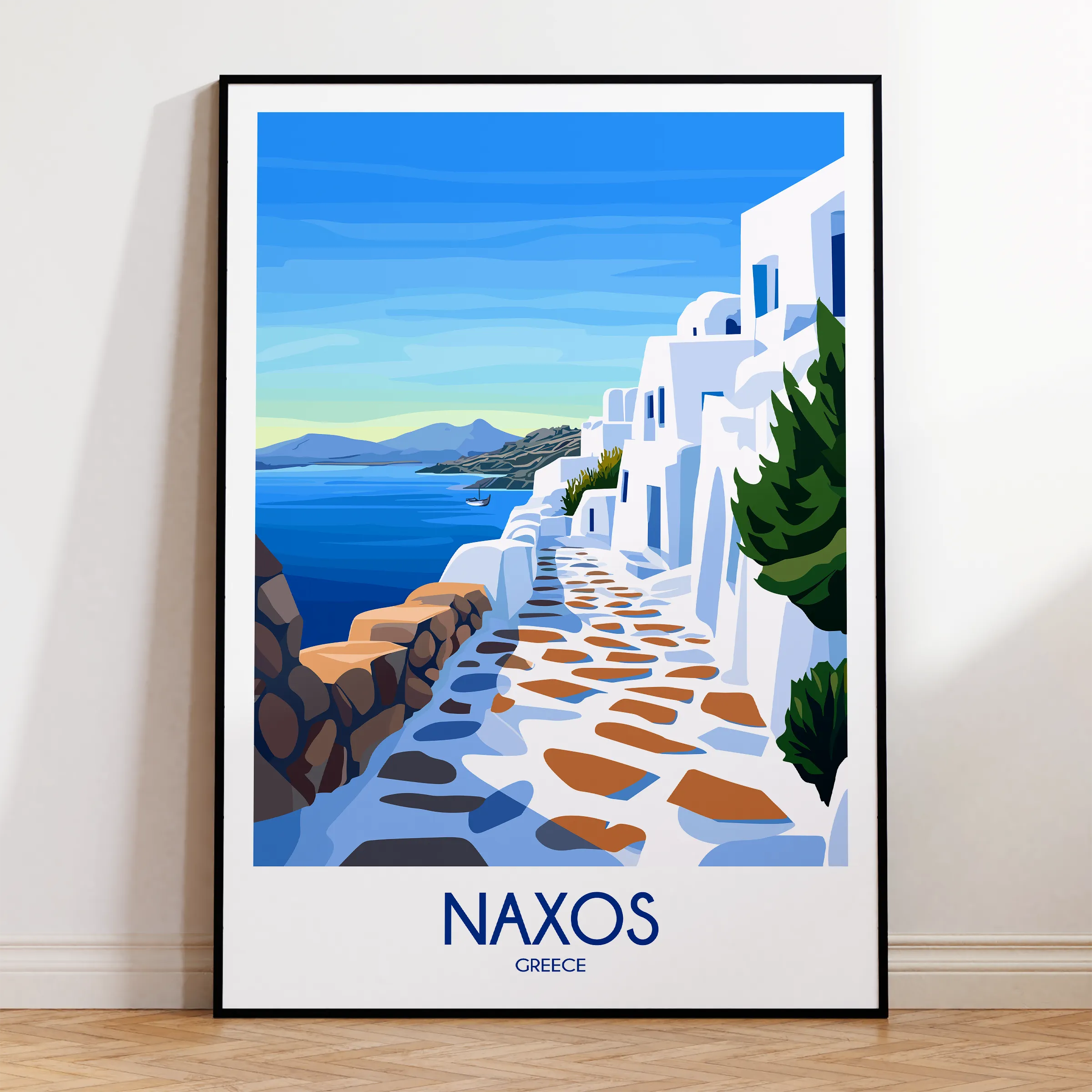 Naxos Souvenir Poster Print