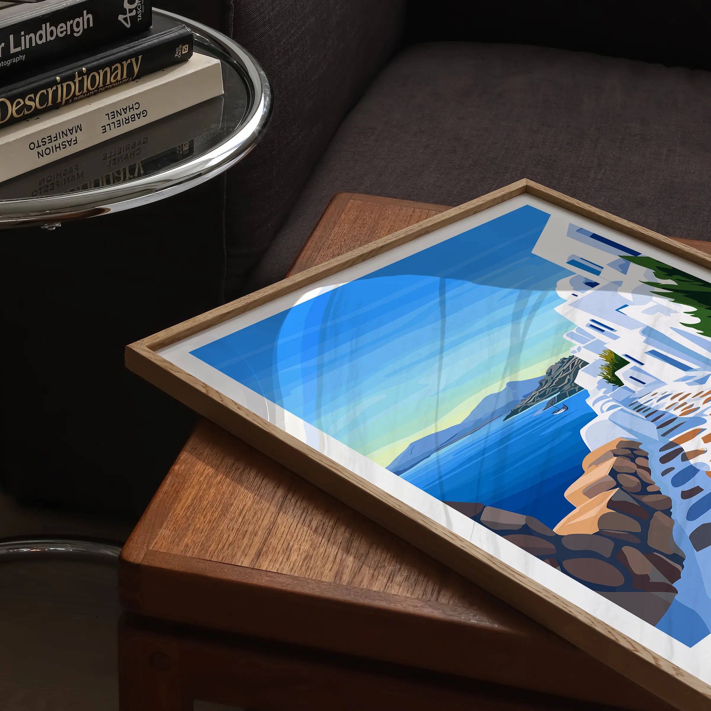 Naxos Vintage Style Print