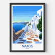 Naxos Vintage Style Print