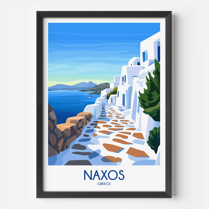 Naxos Vintage Style Print