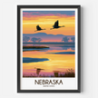Nebraska Destination Art Gift
