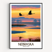 Nebraska Gallery Quality Print