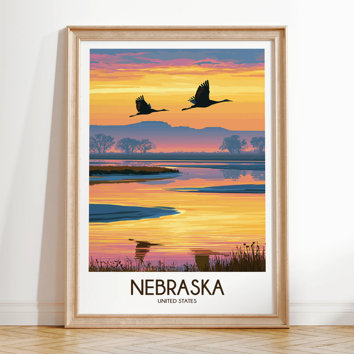 Nebraska Home Office Decor