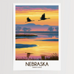 Nebraska Minimalist Wall Art