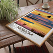 Nebraska Modern Travel Poster