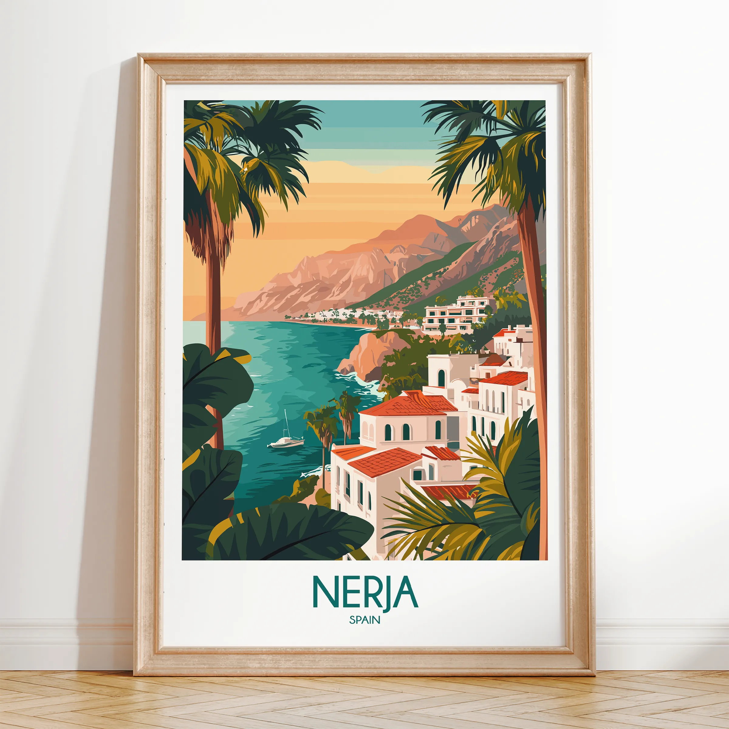 Nerja Souvenir Poster Print