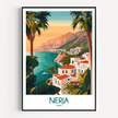Nerja Vintage Style Print