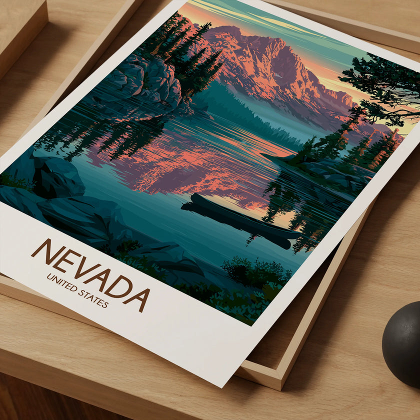 Nevada Souvenir Poster Print