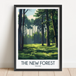 New Forest Scenic Landscape Art