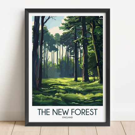New Forest Scenic Landscape Art