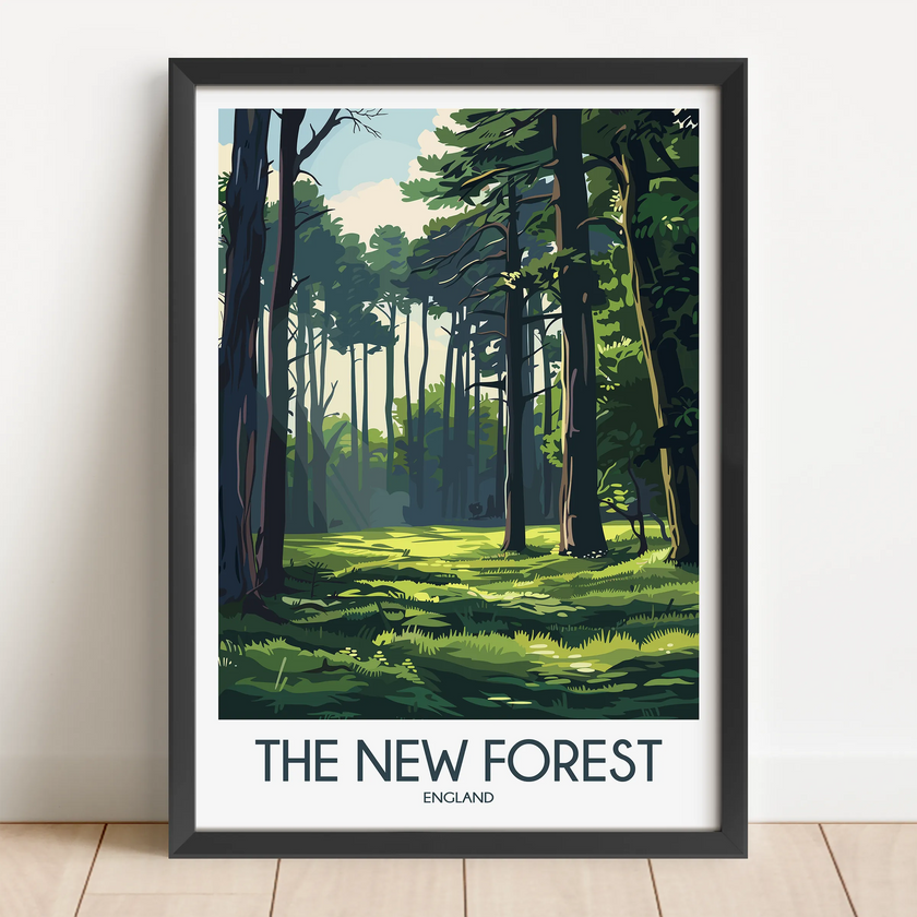 New Forest Scenic Landscape Art