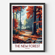 New Forest Souvenir Poster Print