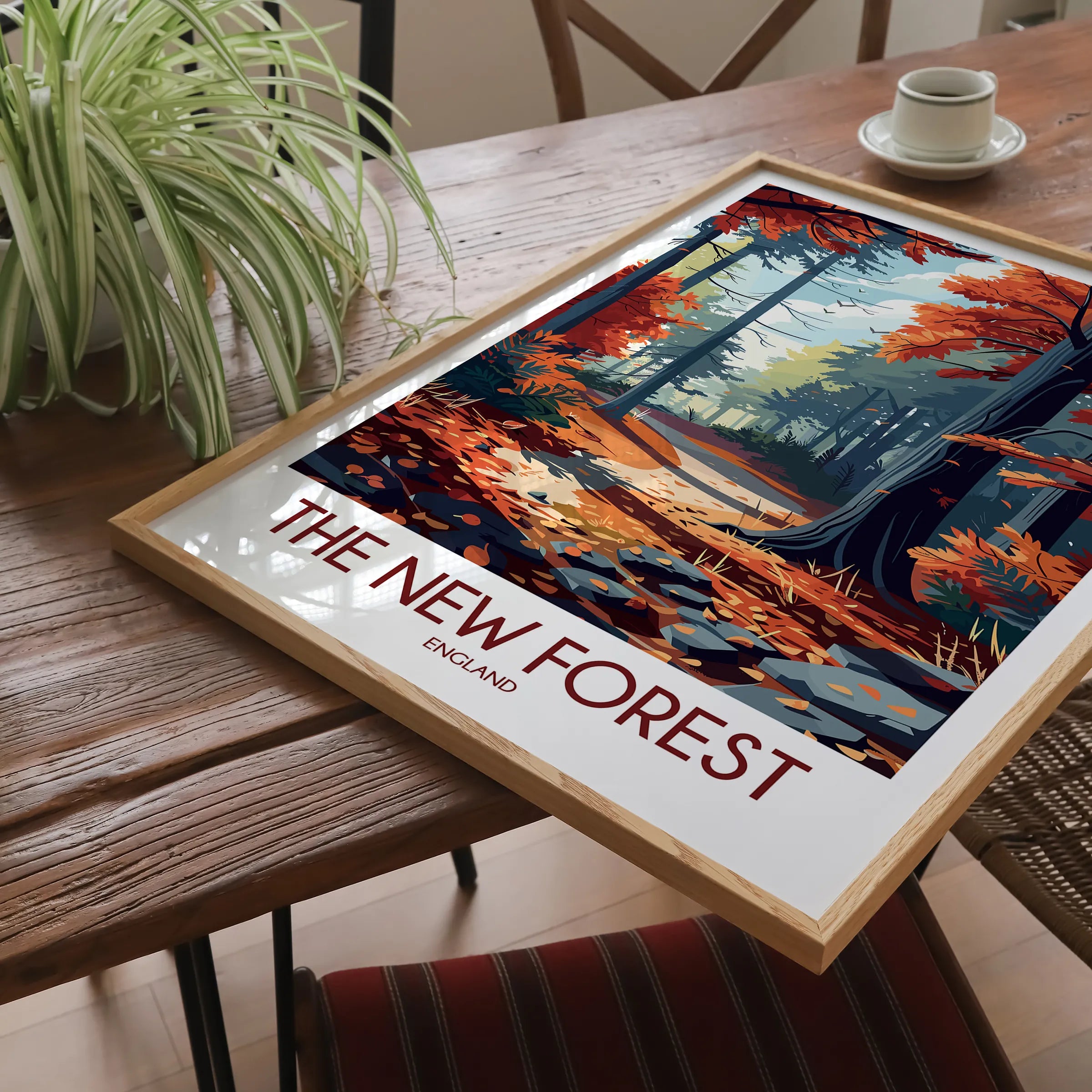New Forest Vintage Style Print