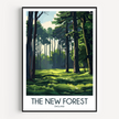 New Forest Vintage Style Print