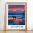 New Hampshire Minimalist Wall Art