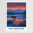 New Hampshire Vintage Style Print