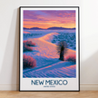 New Mexico Retro Travel Illustration
