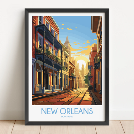 New Orleans Minimalist Wall Art
