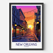 New Orleans Minimalist Wall Art
