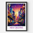 New Orleans Modern Travel Poster