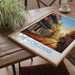 New Orleans Retro Travel Illustration