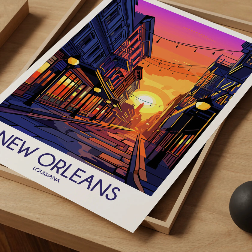 New Orleans Souvenir Poster Print