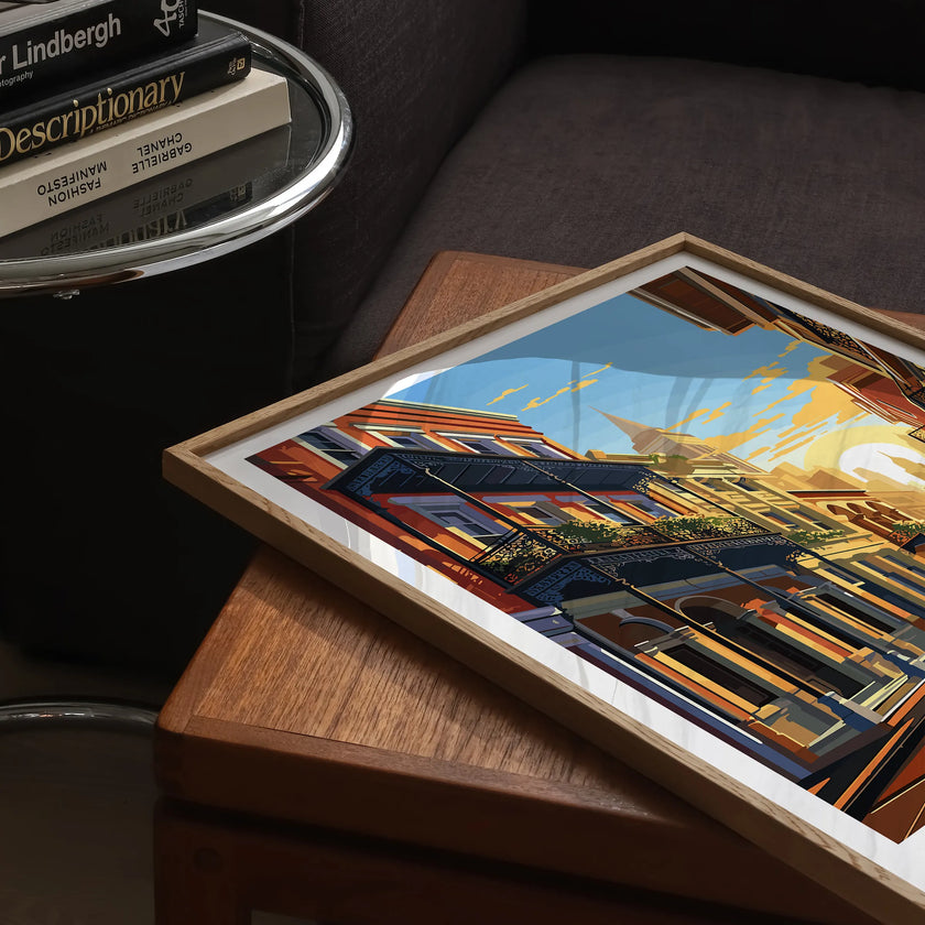 New Orleans Vintage Style Print