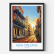 New Orleans Vintage Style Print