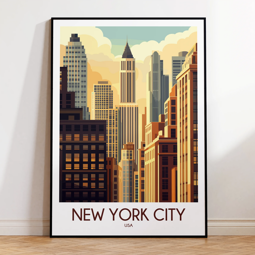 New York City Destination Art Gift