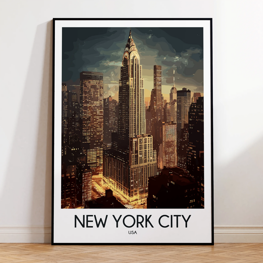 New York City Destination Art Gift