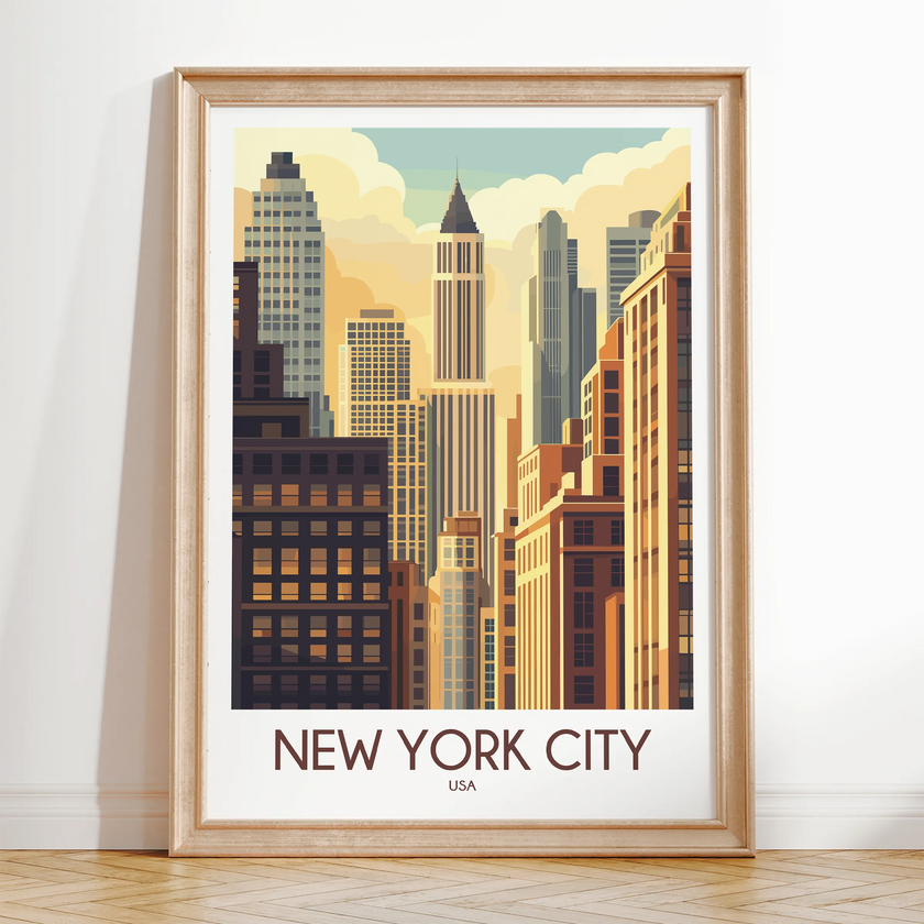 New York City Home Office Decor