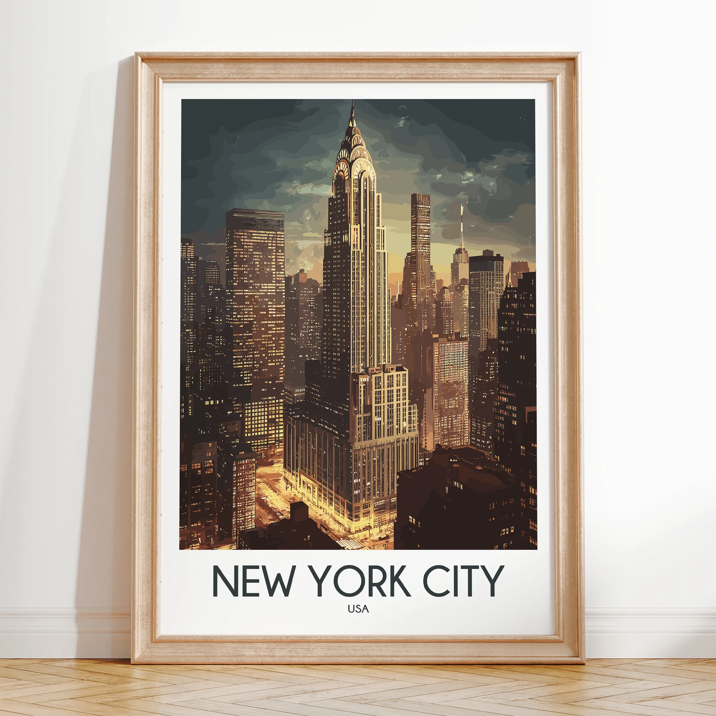 New York City Minimalist Wall Art