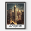 New York City Modern Travel Poster
