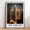 New York City Souvenir Poster Print