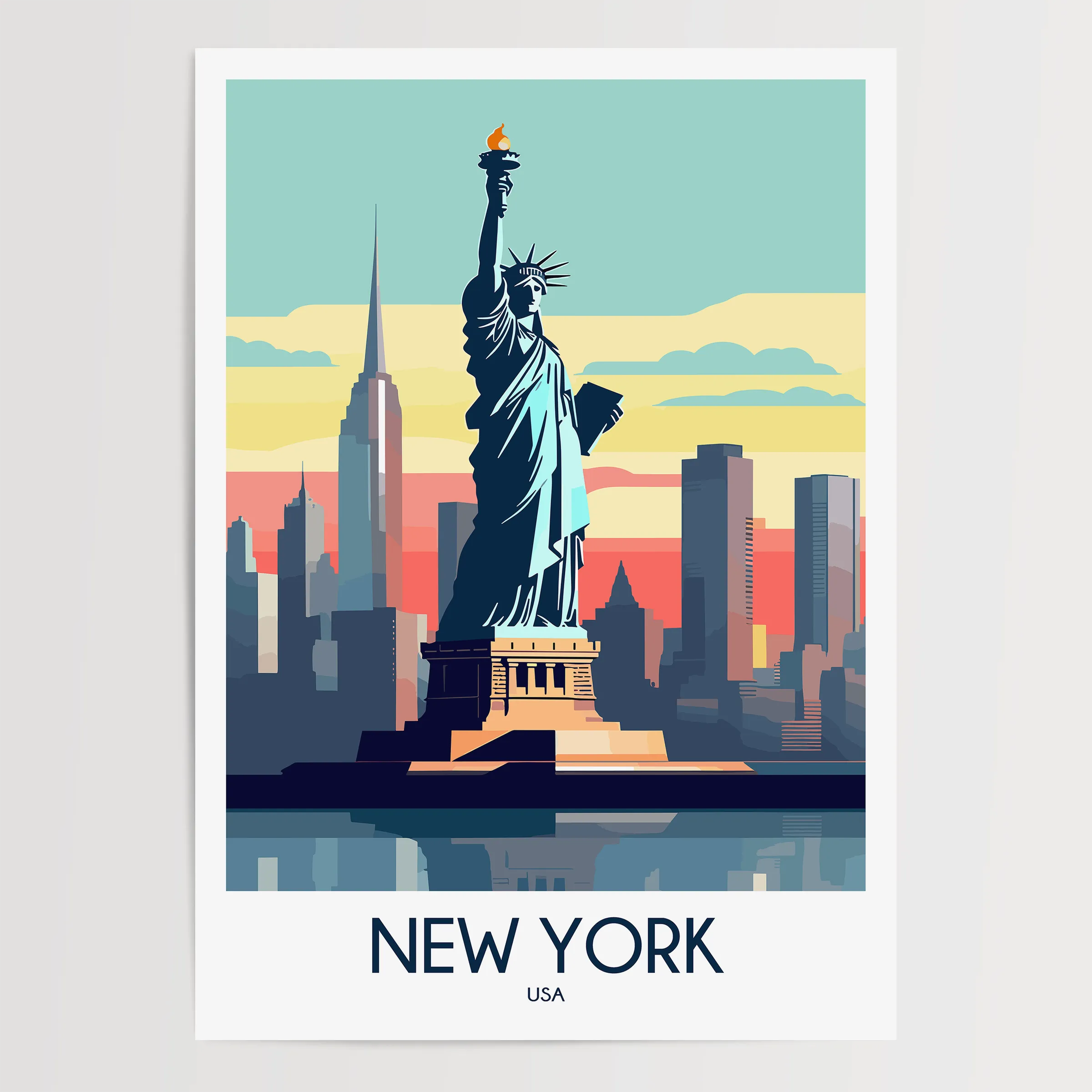 New York Destination Art Gift