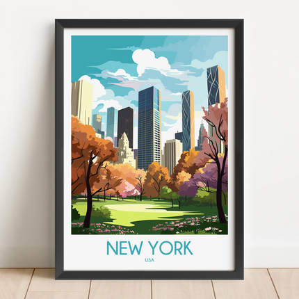 New York Destination Art Gift