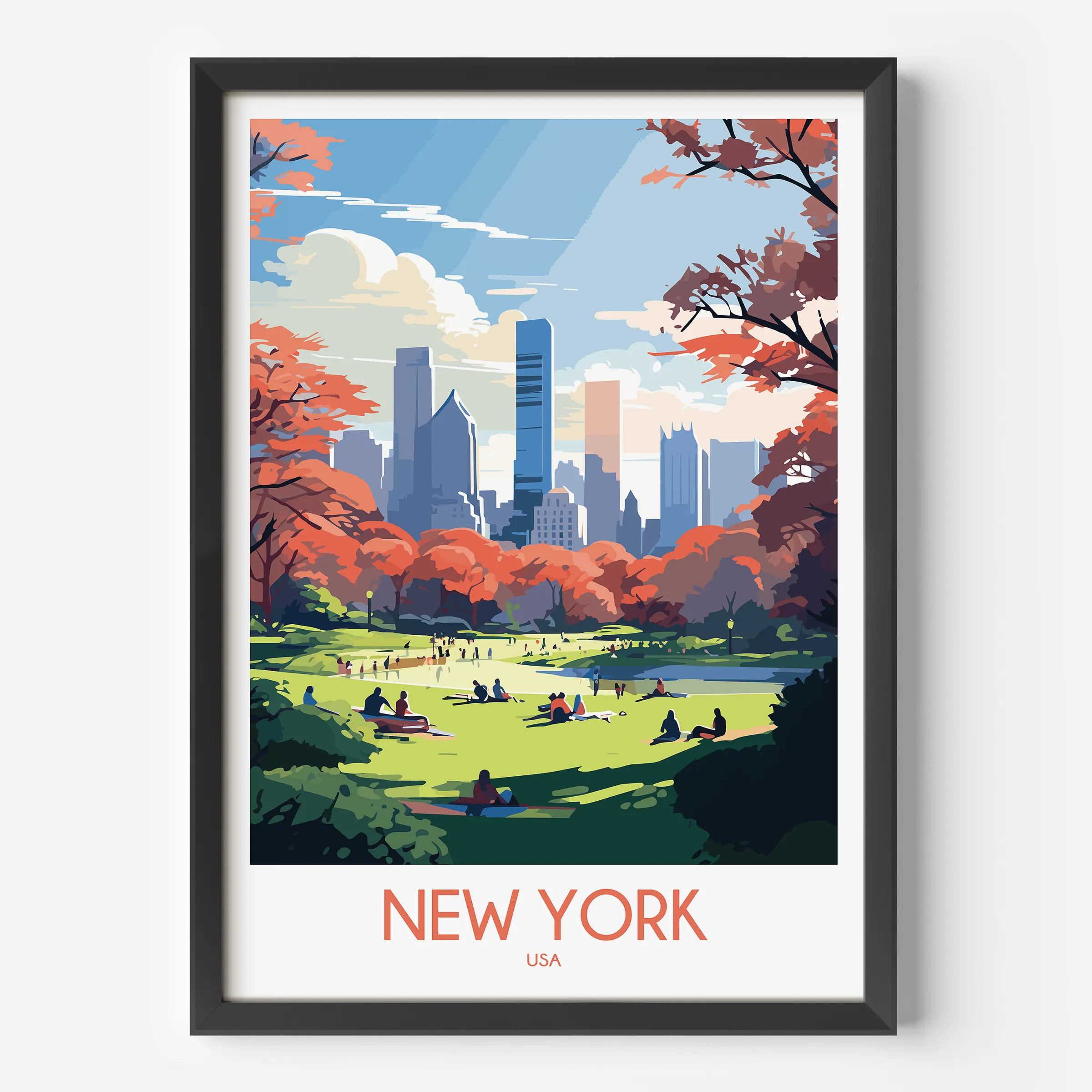 New York Destination Art Gift