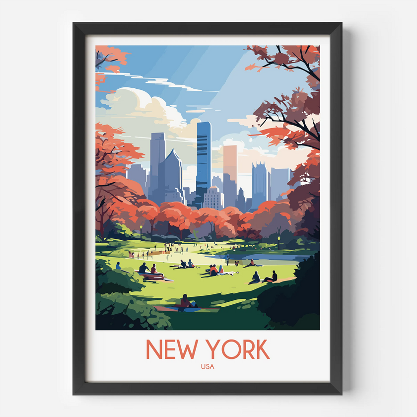 New York Destination Art Gift
