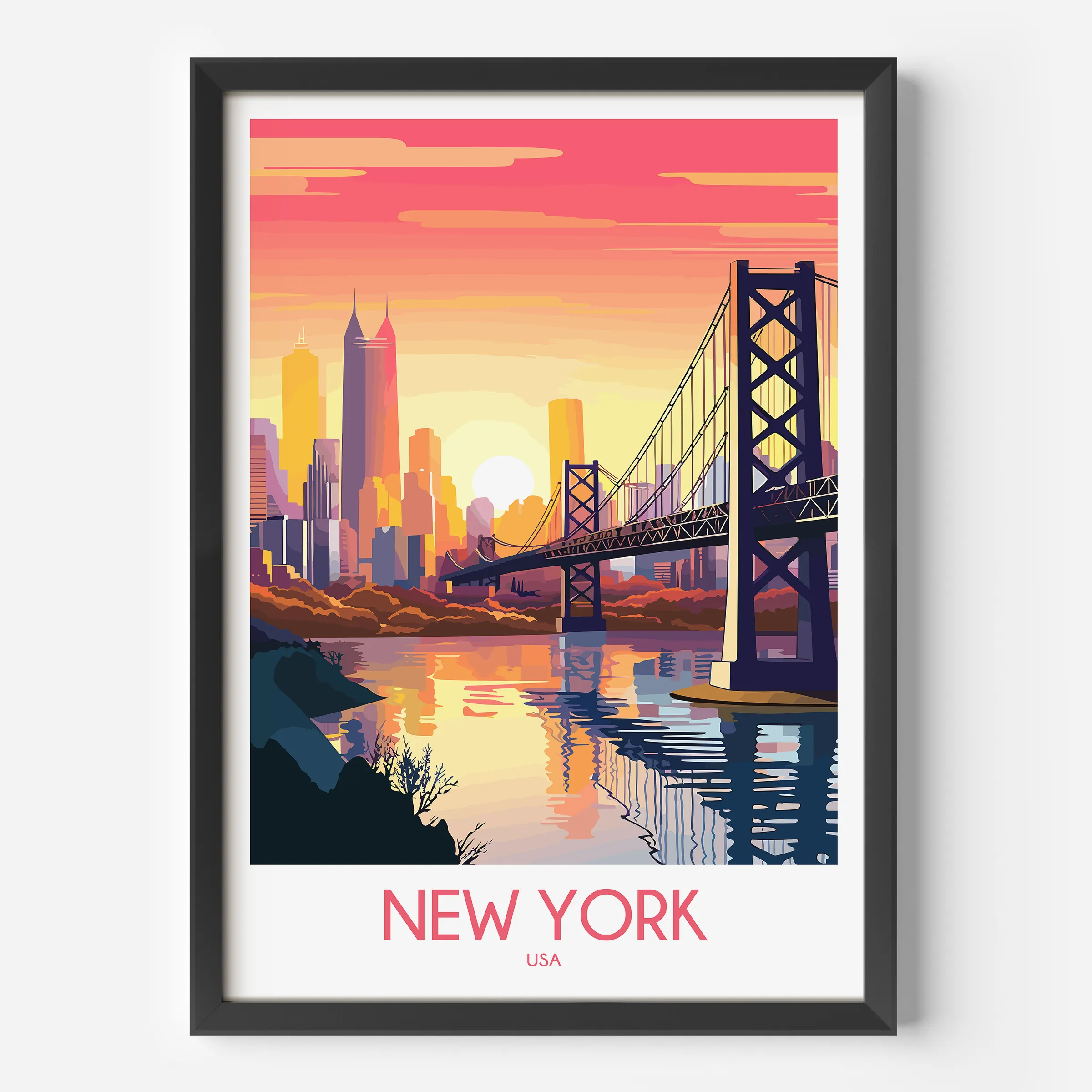 New York Minimalist Wall Art