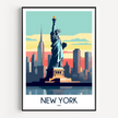 New York Minimalist Wall Art