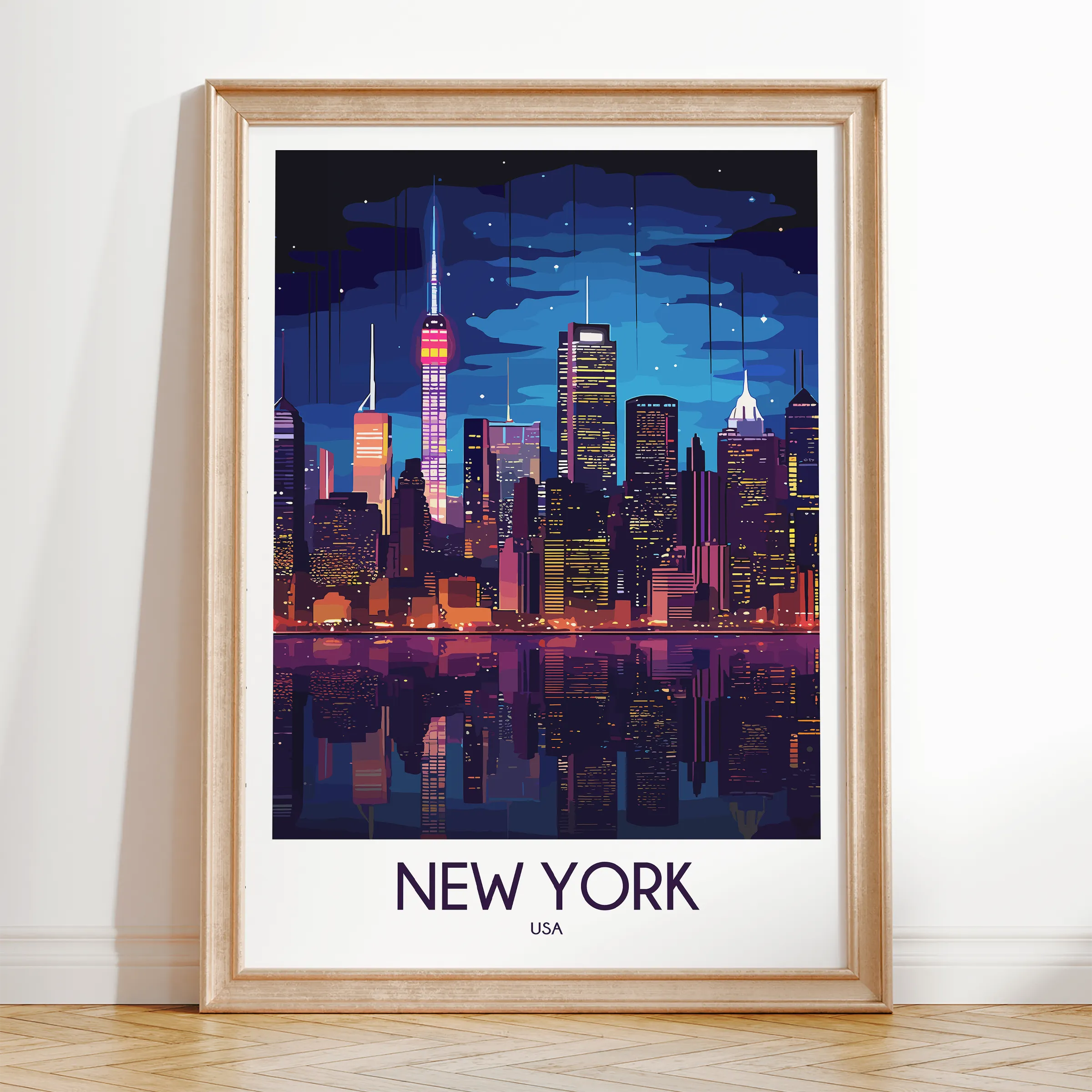 New York Modern Travel Poster